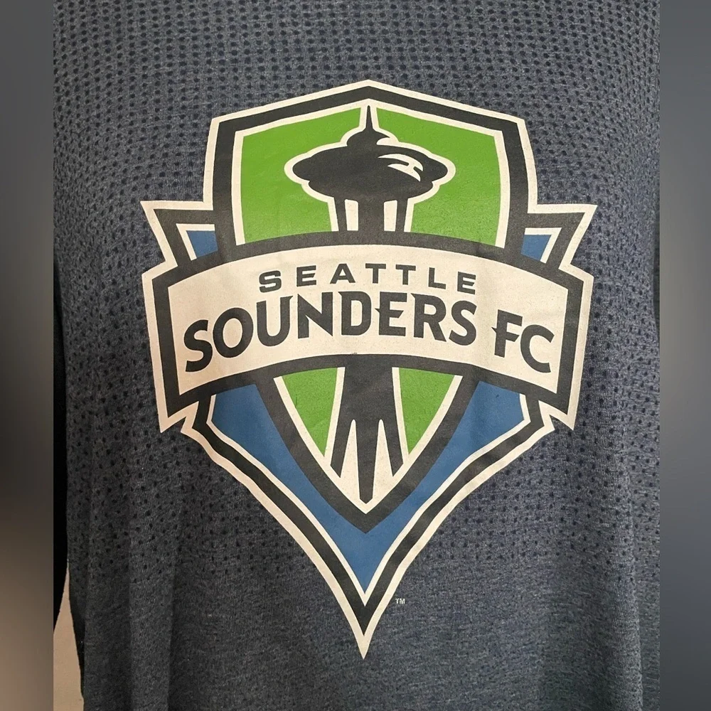 Adidas Seattle Sounders FC Navy Long Sleeve Shirt Size XXL